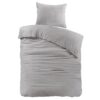 Beddinghouse Frost Flanel Dekbedovertrek Grijs - 140x200/220 cm