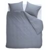 Beddinghouse Frost Flanel Dekbedovertrek Blauwgrijs- 200 x 200/220 cm