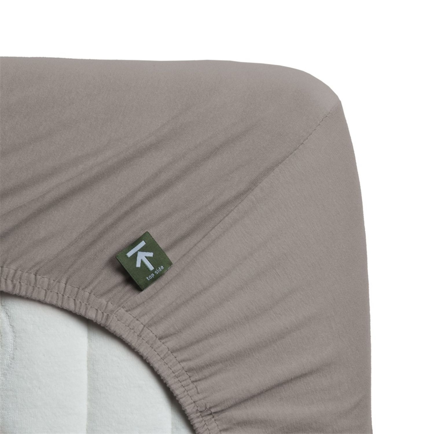 Beddinghouse Jersey Hoeslaken Taupe - 90 x 200/220 cm