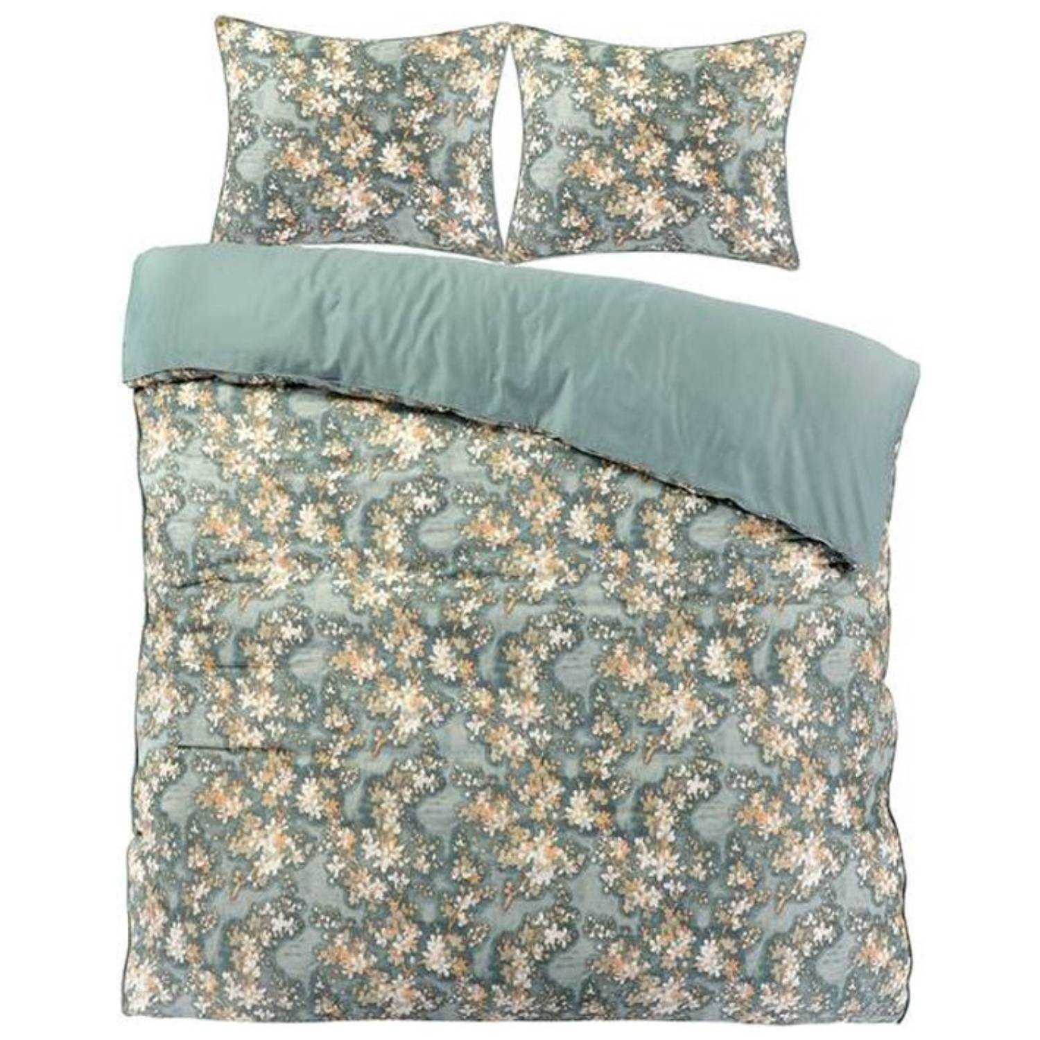 Papillon Aurora Dekbedovertrek - 200x200/220 cm - Groen