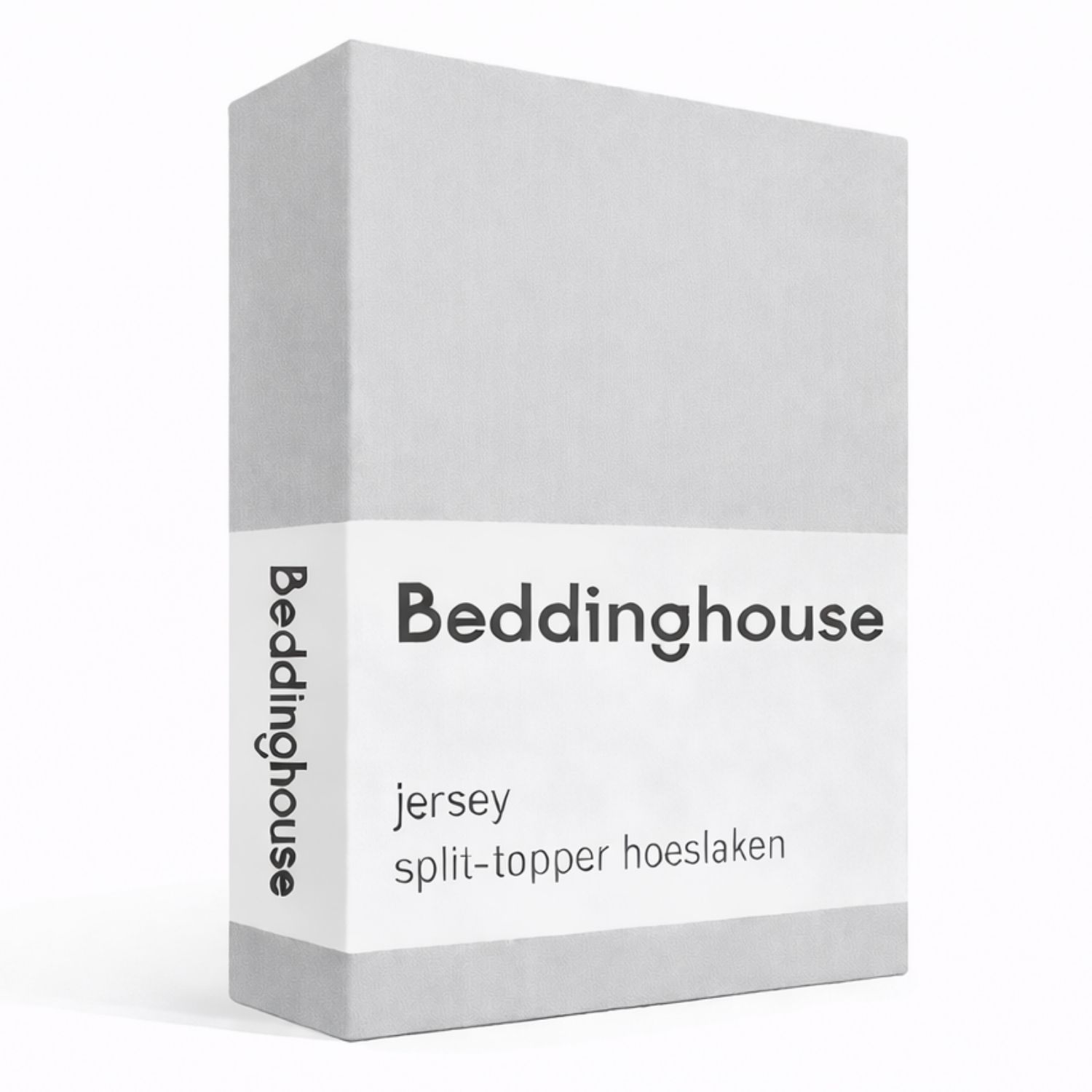 Beddinghouse Jersey Splittopper Hoeslaken - 200 x 200/220 cm - Licht Grijs