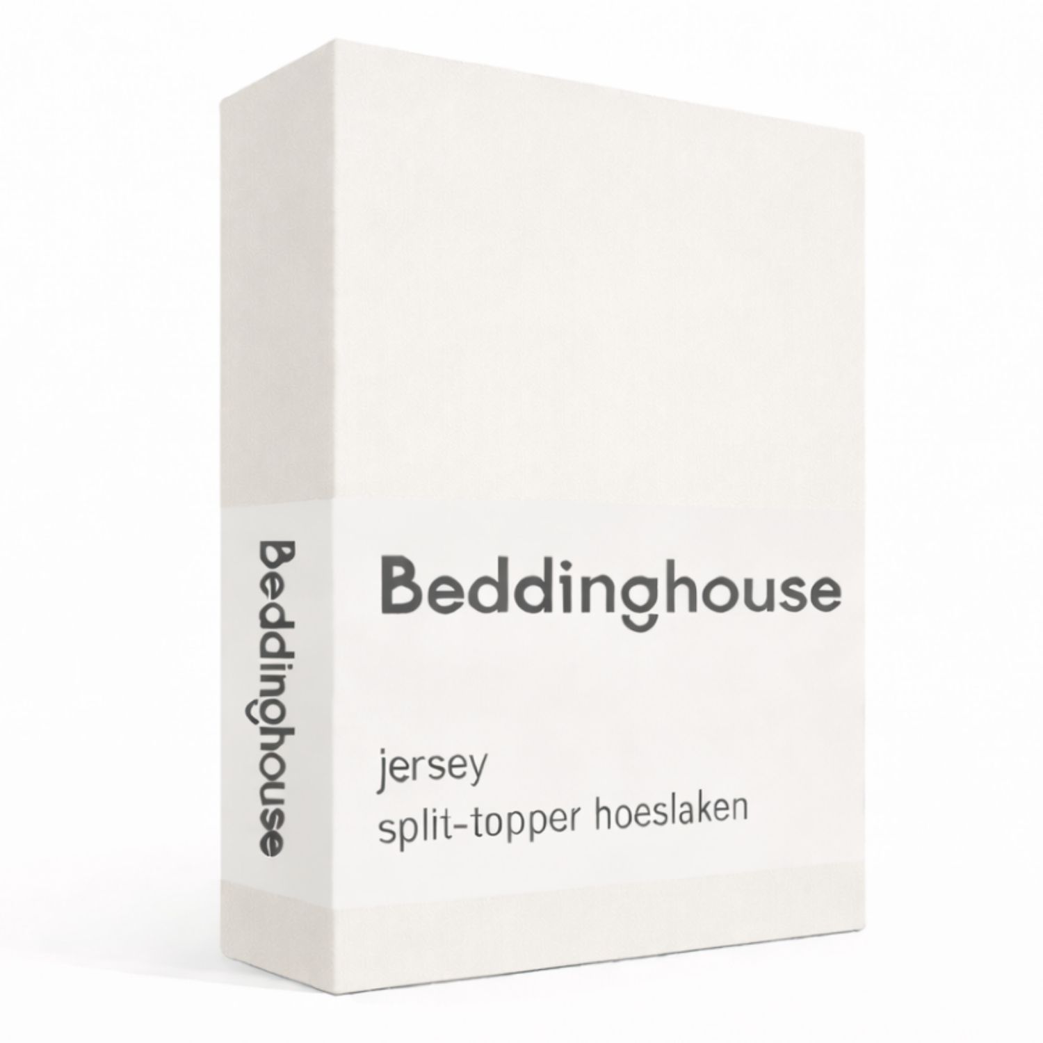 Beddinghouse Jersey Splittopper Hoeslaken - 200 x 200/220 cm - Off-white