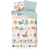 Good Morning Kinderdekbedovertrek Sea Multi Eenpersoons 140x200/220 cm