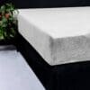 Sleeps Zachte Teddy Fleece Hoeslaken Grijs - 90 x 200 cm - Heerlijk Zacht