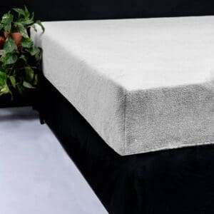 Sleeps Zachte Teddy Fleece Hoeslaken Grijs - 180 x 200 cm - Heerlijk Zacht