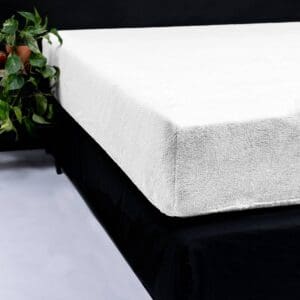 Sleeps Zachte Teddy Fleece Hoeslaken Wit - 140 x 200 cm - Heerlijk Zacht